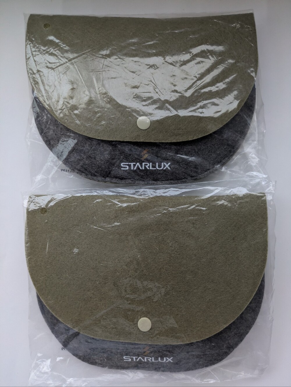 Starlux Two Travel Amenity Kits in Grey
